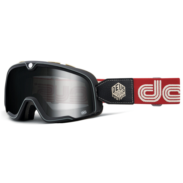 100% barstow retro crossbril Deus - smoke