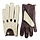 Driving leren handschoenen bruin - beige