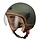 ant jet helmet with external visor | matt green | ECE 22.05