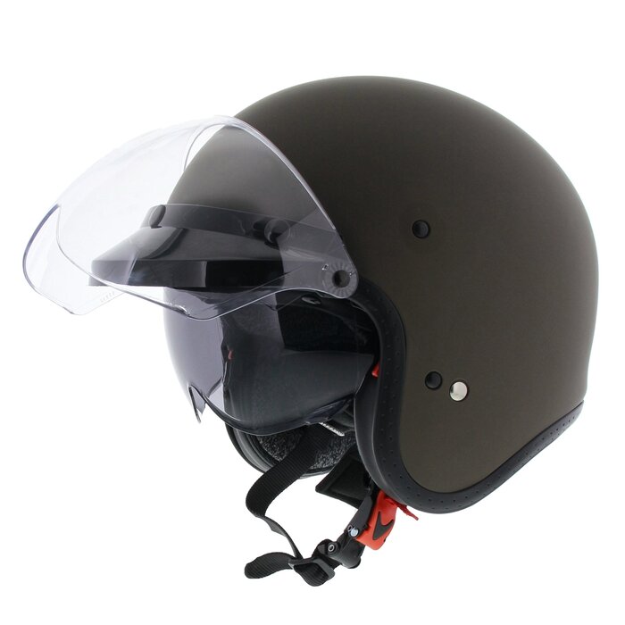 Flip-guard helder helmvizier - 3 druk knopen