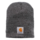 wip acrylic knit beanie heather coal grey