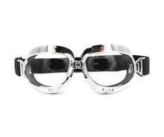 CRG chrome aviator goggles
