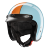 Redbike RB-801 retro jet helmet Gasoline