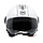 835 Vespa Helm Weiß stripe