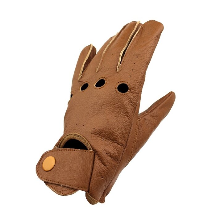 Bruine leren autohandschoenen