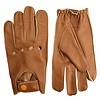 Braune Leder- Autofahrer handschuhe