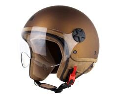 Motocubo ant jet helmet | matt bronze