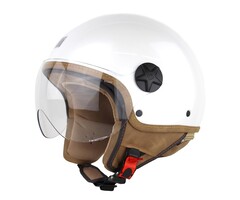Motocubo ant jethelm | parel wit