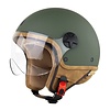 Motocubo ant jet helmet | matt green