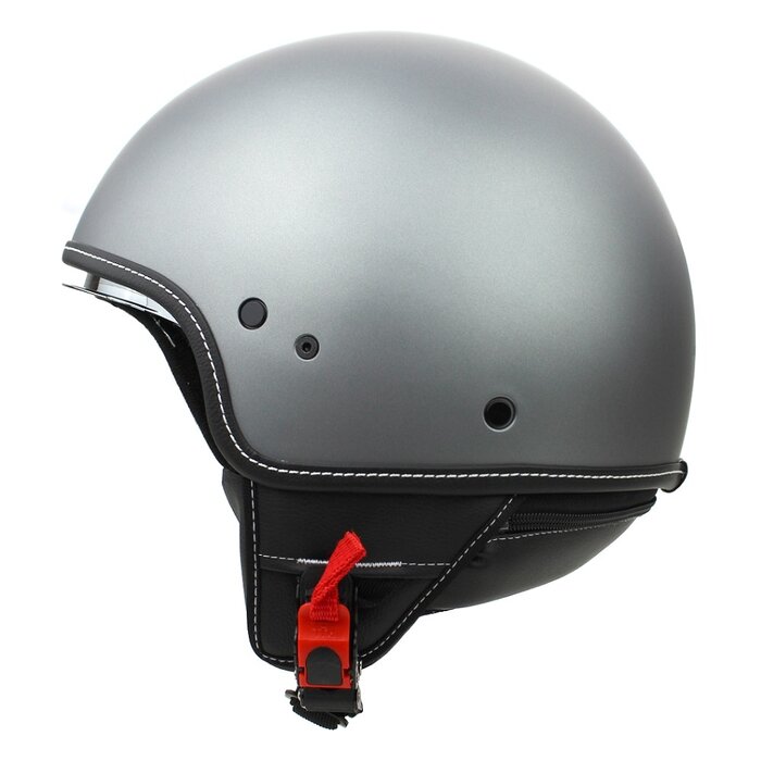 Motocubo Beetle Jethelm mit Visier | matt titan | ECE 22.05