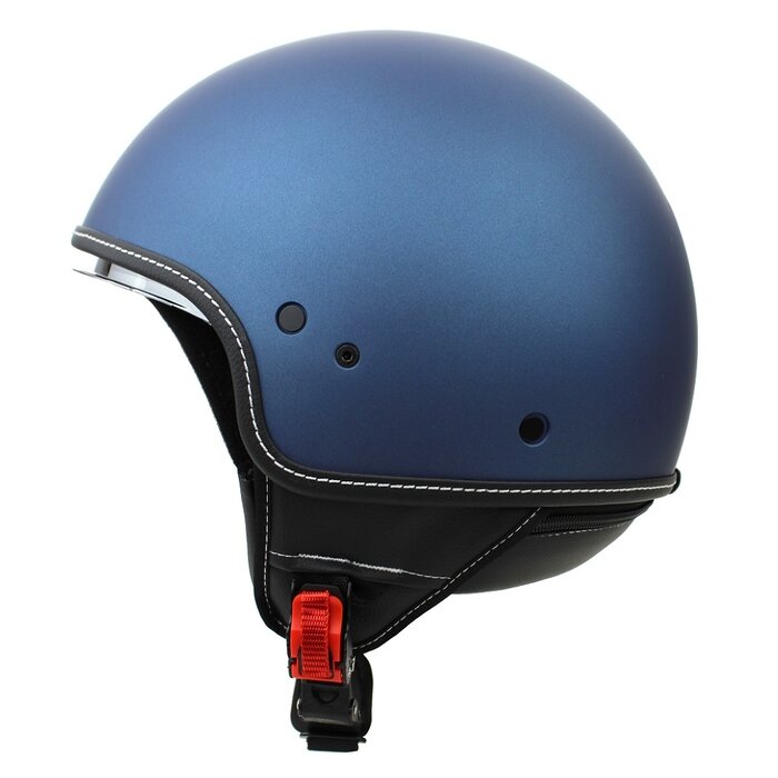 Motocubo beetle jethelm met vizier | mat blauw | ECE 22.05