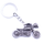 Keychain Silver Ghost Rider Motorcycle