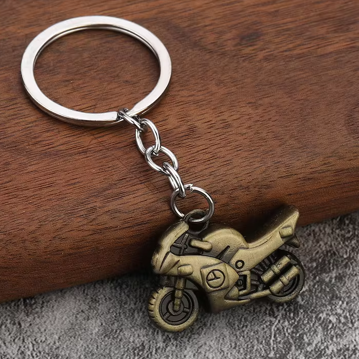 Schlüsselanhänger Golden Renn-Motorrad