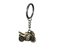 Schlüsselanhänger Golden Renn-Motorrad