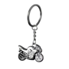 Schlüsselanhänger Silberner Renn-Motorrad