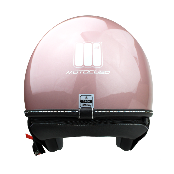 Motocubo Beetle Jethelm mit Visier | gold pink | ECE 22.06