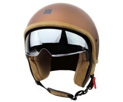 Motocubo beetle jet helmet | matt bronze