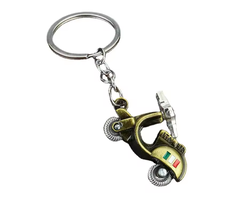 Keychain Italian Golden Scooter