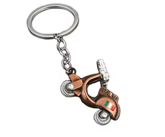 Sleutelhanger Italiaanse  Koperen Scooter