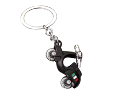 Keychain Italian Scooter Black