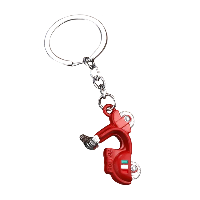Keychain Italian Red Scooter