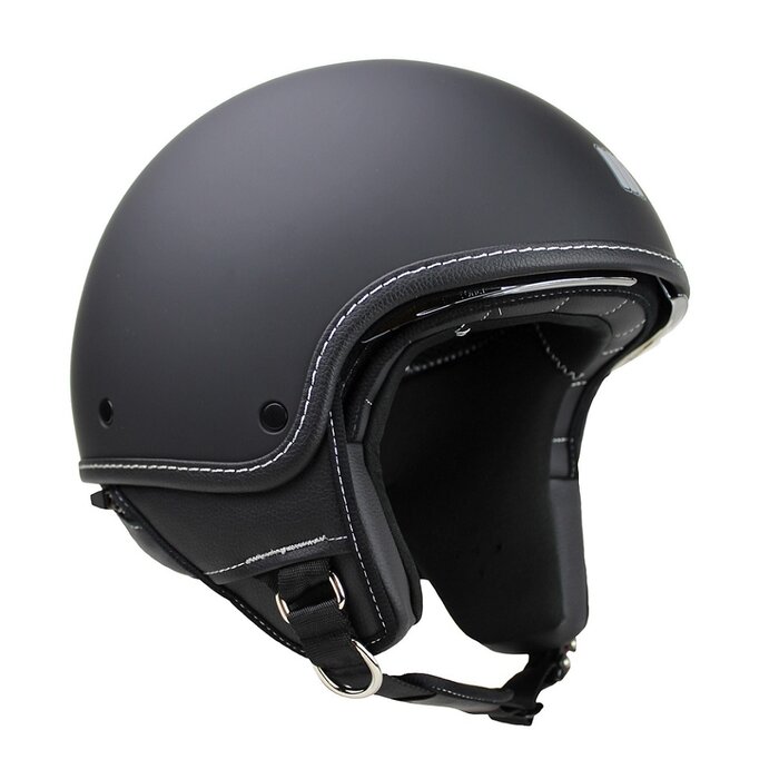 Motocubo Beetle Jethelm mit Visier | Mattschwarz