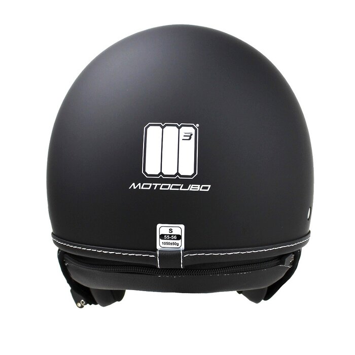 Motocubo beetle jet helmet with visor | matt black