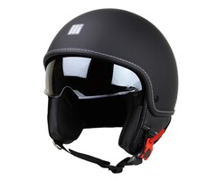 Motocubo Beetle Jethelm | Mattschwarz