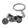 Keychain Black with Silver Motorcycle