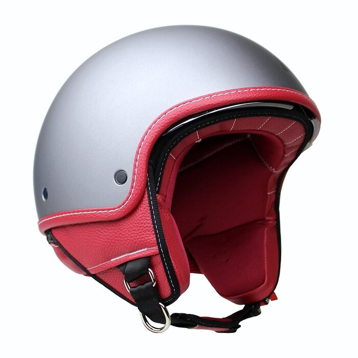 Motocubo Beetle Jethelm mit Visier | matt titan | ECE 22.06