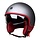 beetle jet helmet with visor | matt titanium | ECE 22.06