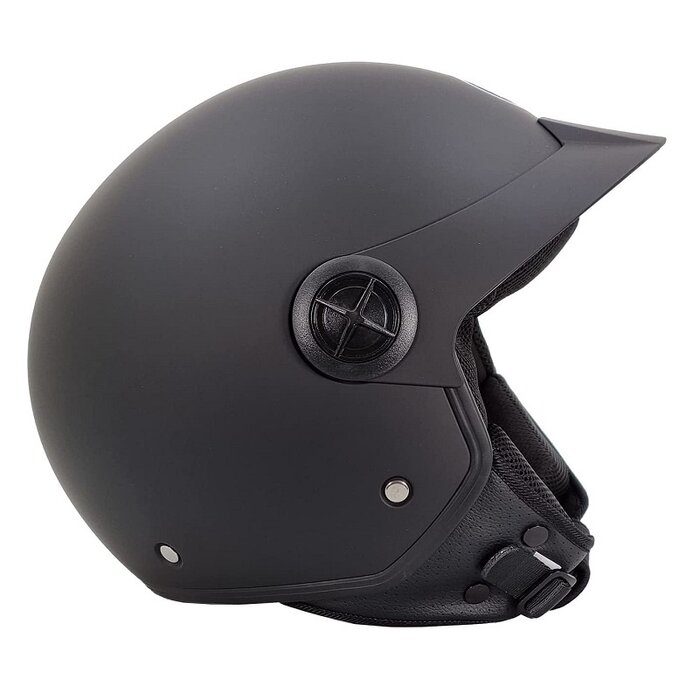 BHR 833 peak open face helmet matt black | size L | outlet