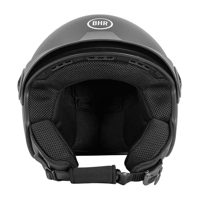 BHR 833 peak jethelm mat zwart | maat S | outlet