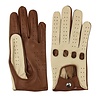 Driving leren handschoenen koffie