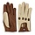 Florence Autofahrer Handschuhe Kaffee