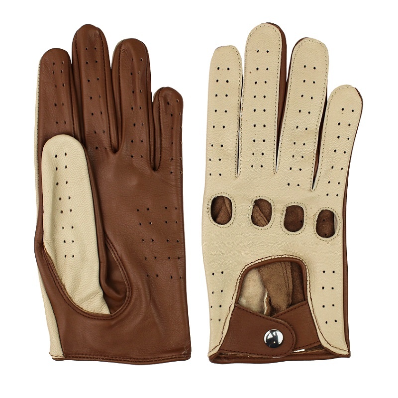 Vareno Florence Autofahrer Handschuhe Kaffee