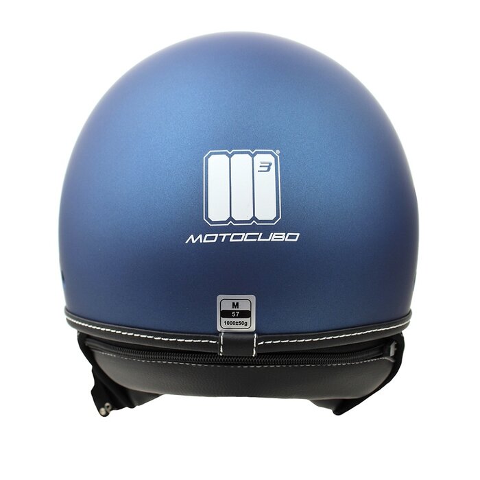 Motocubo beetle jet helmet with visor | matt blue | ECE 22.06
