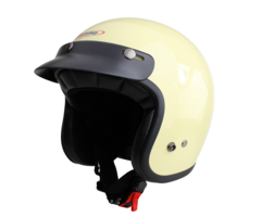 Redbike RB-720 Retro Jethelm Elfenbeinweiß