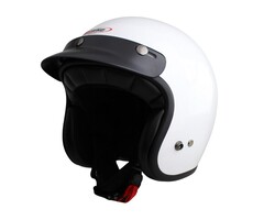 Redbike RB-720 Retro Jethelm Weiß