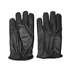 Swift classic fleece lined black leather driving gloves