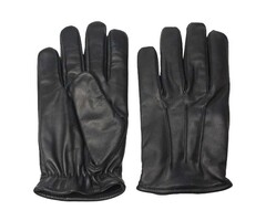 Swift Klassisches Fleece gefüttert Autofahrer handschuhe Schwarz Leder