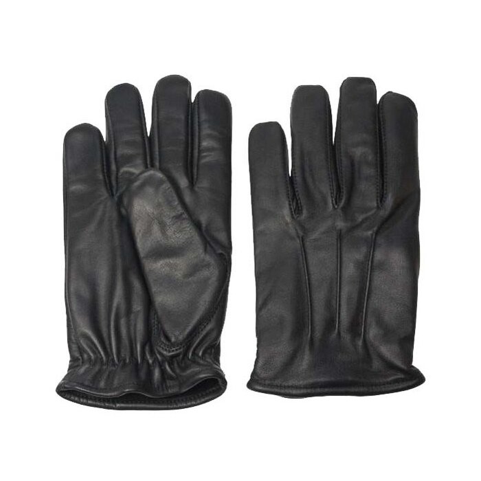 Swift classic fleece lined zwart leren handschoenen