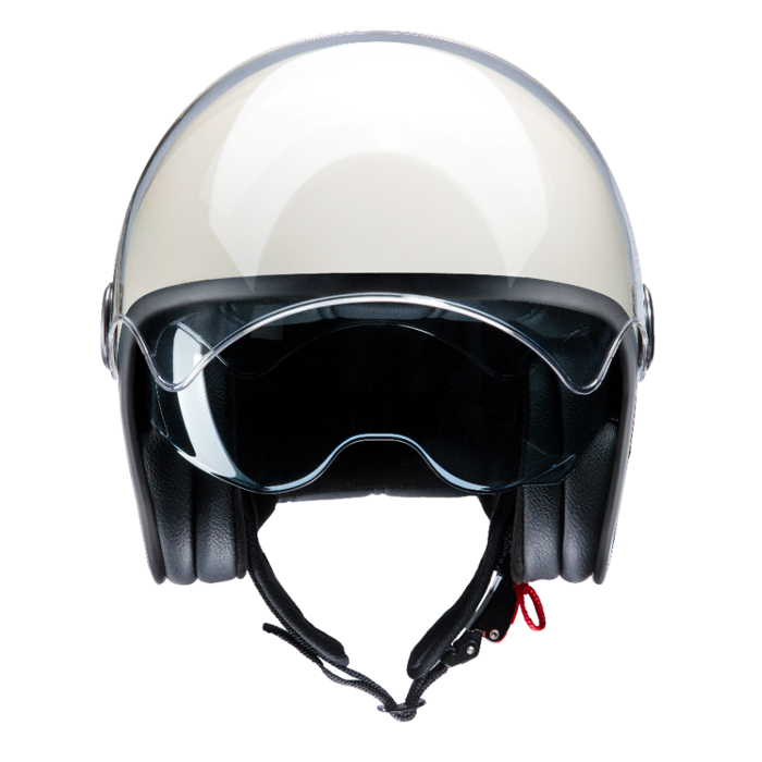 Redbike RB-862 classic jethelm vintage wit