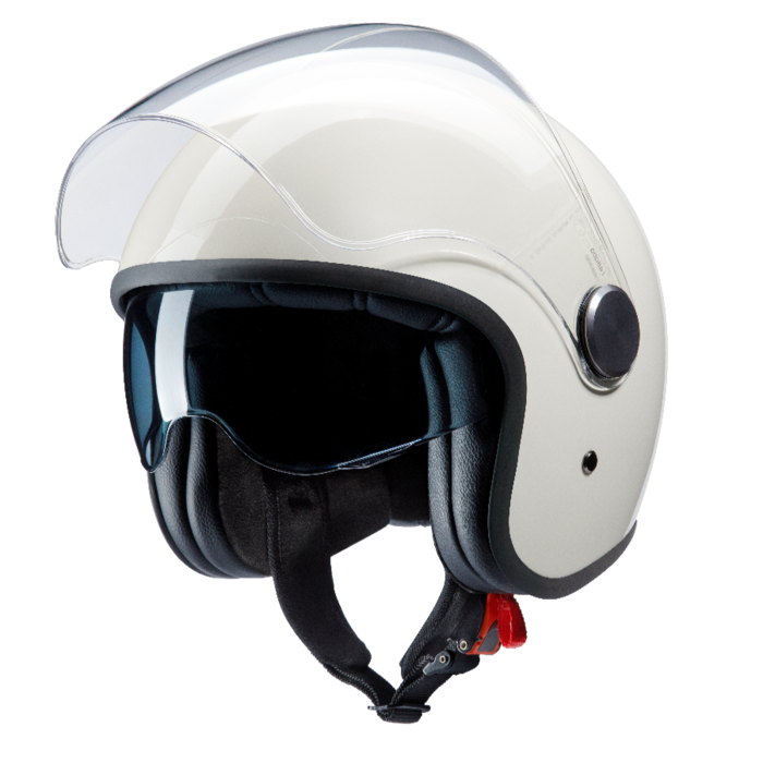 Redbike RB-862 classic jethelm vintage wit