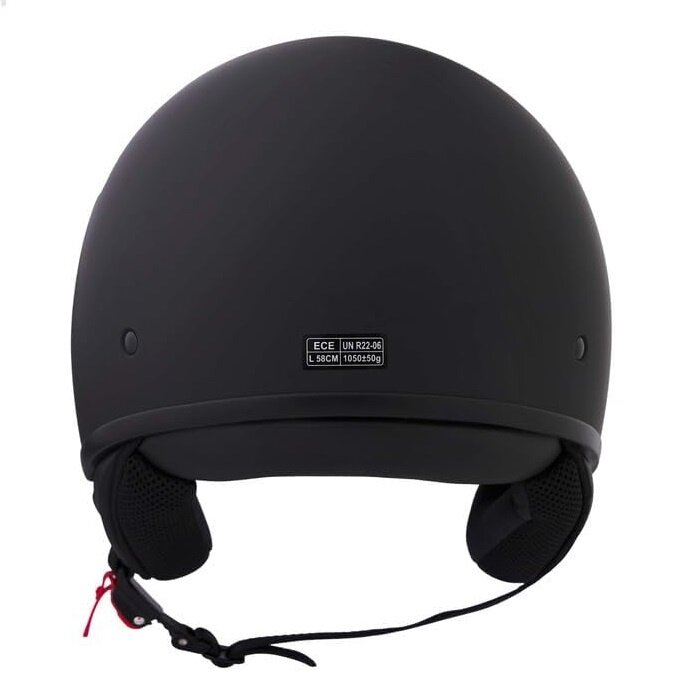 BHR 839 Retro Jethelm matt schwarz | ECE 22.06