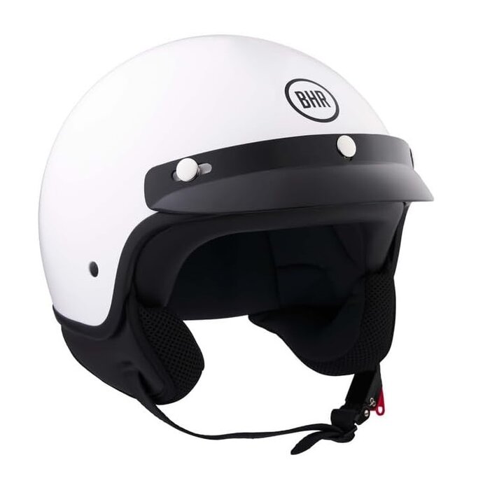 BHR 839 retro open face helmet white | ECE 22.06