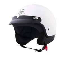 BHR 839 retro open face helmet white