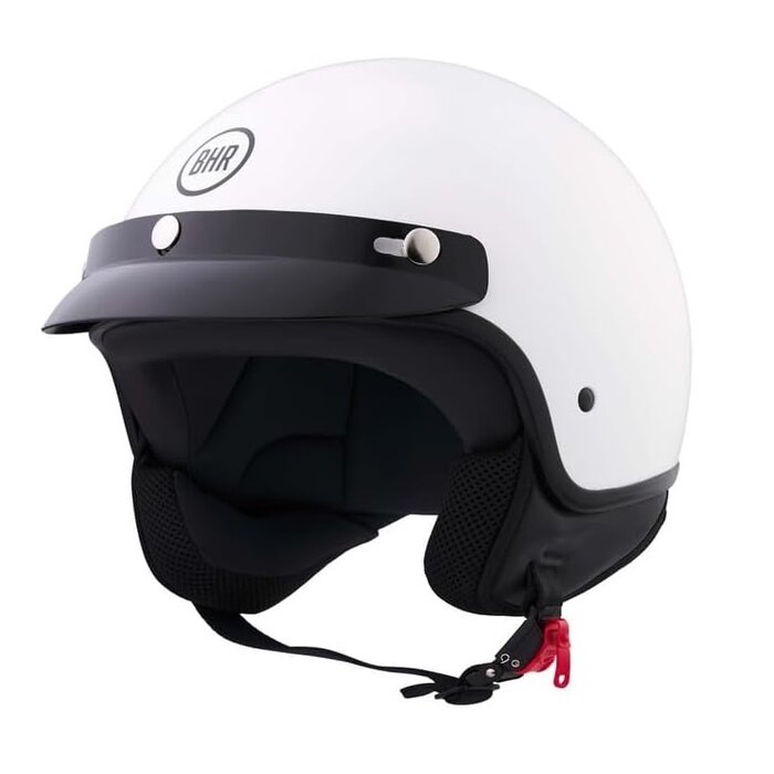 BHR 839 retro open face helmet white | ECE 22.06