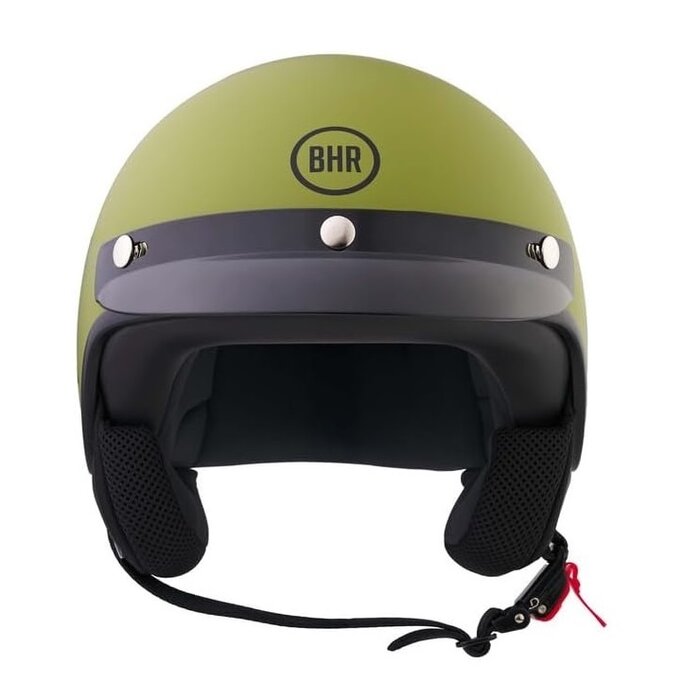 BHR 839 Retro Jethelm Grün | ECE 22.06
