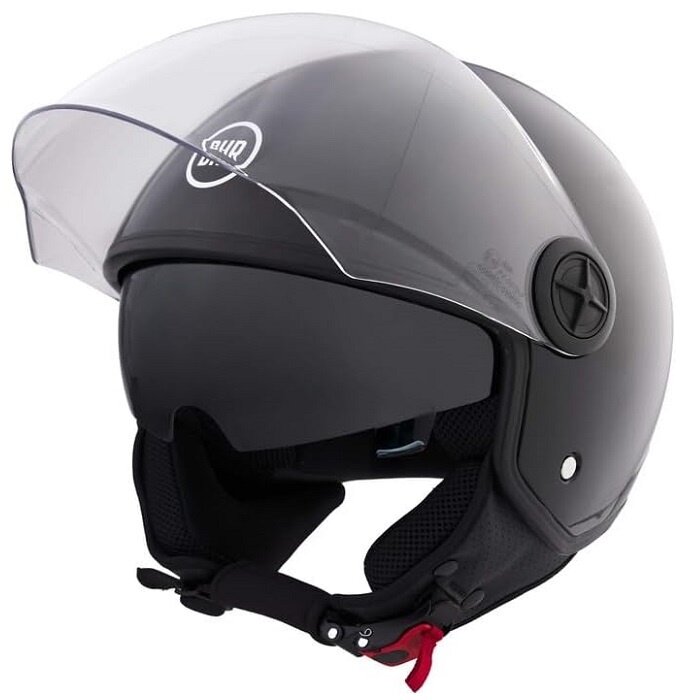 BHR 840 Dual Shield Vespa Helm Schwarz glänzend | ECE 22.06